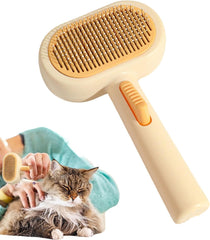 PCA-09 Pet Self-Cleaning Brush, Shedding & Grooming Tool for Loose Hair