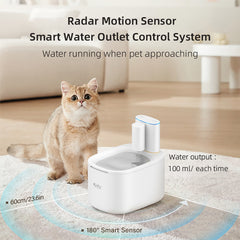 WF007 Smart Pet Water Fountain with Lithium Ion Battery