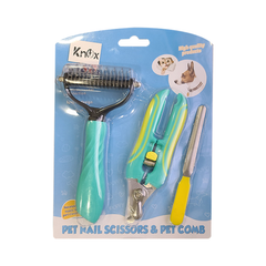 PCA-04 Pet Nail Clipper & Pet Comb Set