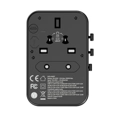 45 Watt Universal Travel Adapter with USB & Type-C PD Fast Charging