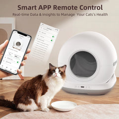 CB001 Smart Self-Cleaning Cat Litter Box 72L