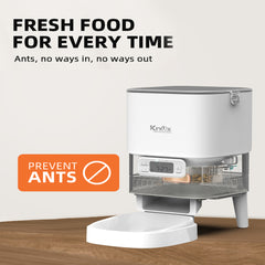 وحدة تغذية الحيوانات الأليفة الأوتوماتيكية PF11 ذات الوعاء الواحد بسعة 4 لتر