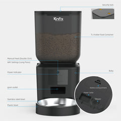 QQ023 Smart Single Bowl Automatic Pet Feeder 7L