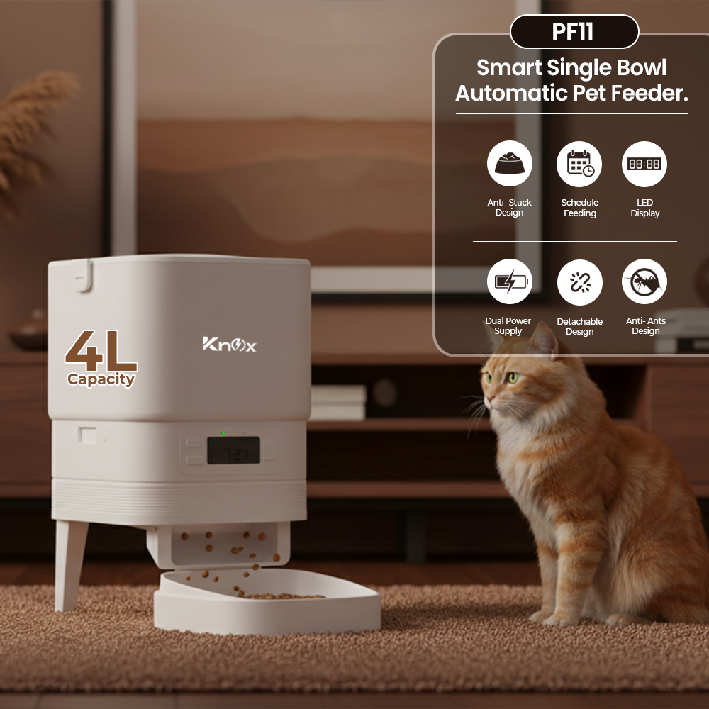PF11 Single Bowl Automatic Pet Feeder 4L