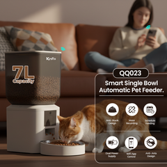 QQ023 Smart Single Bowl Automatic Pet Feeder 7L
