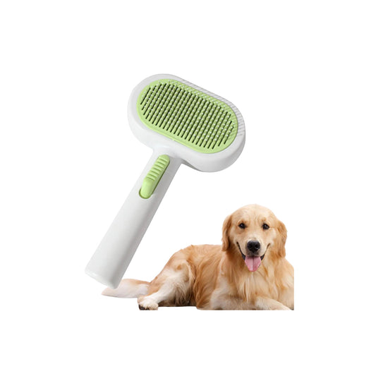 PCA-09 Pet Self-Cleaning Brush, Shedding & Grooming Tool for Loose Hair