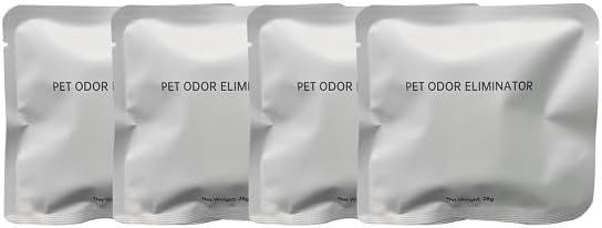 CB001 Knox Odor Eliminator Pouches for Self-Cleaning Cat Litter Box (4-Pack)