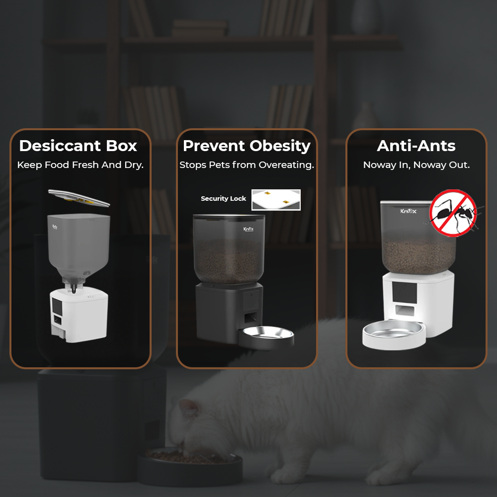 QQ023 Smart Single Bowl Automatic Pet Feeder 7L