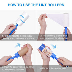 PCA-05 Extra Sticky Reusable Pet Lint Roller Hair Remover