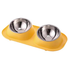 PCA-10 Pet Stainless Steel Food and Water Bowl Set with Non-Slip Base