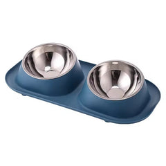PCA-10 Pet Stainless Steel Food and Water Bowl Set with Non-Slip Base