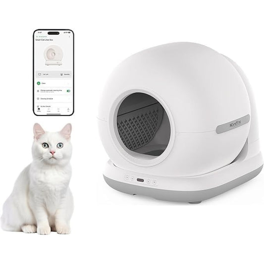 CB001 Smart Self-Cleaning Cat Litter Box 72L
