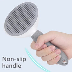 PCA-08 Pet Self-Cleaning Brush, Shedding & Grooming Tool for Loose Hair